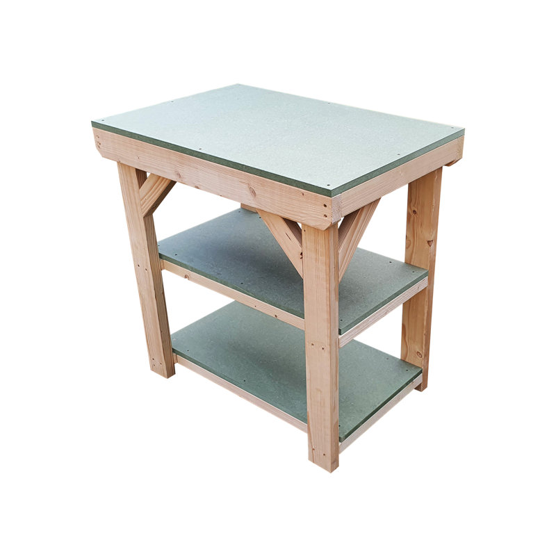 Parma 60cm Solid + Manufactured Wood Craft Table, 90cm H x 90cm W x 60cm D