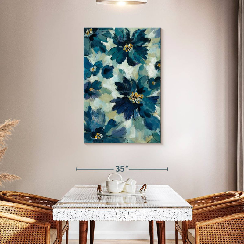 Harnek Inky Floral I, H 45 po x l 30 po