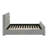 Queen Bed, Light Gray-88384602-88384600