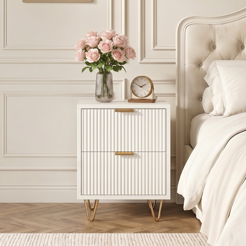 40 cm W Bedside Table
