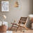 12.75"W 1-Light Okmulgee Rattan and Metal Pendant