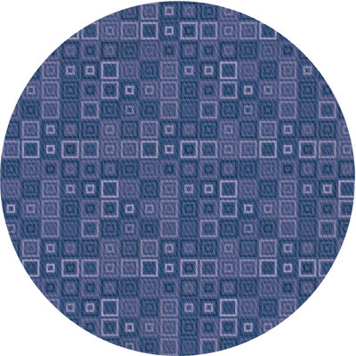 Tapis abstrait bleu