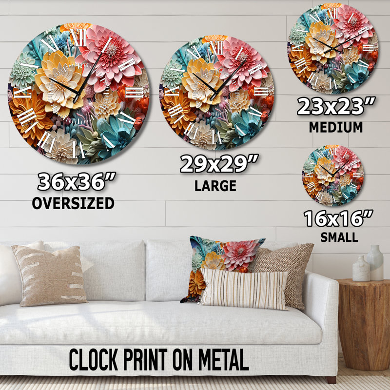 Horloge murale Coral, Médium