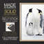 «Emperor Penguins II», reproduction encadrée - bois massif-1387619771
