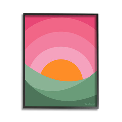 «Pink Landscape», estampe numérique de Carrie Cantwell