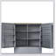Grande armoire de rangement autoportante 40,2 x 20 x 71,3 pouces avec 2 tiroirs-1276190666