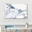 «Gray and White Abstract», reproduction sur toile-454199097