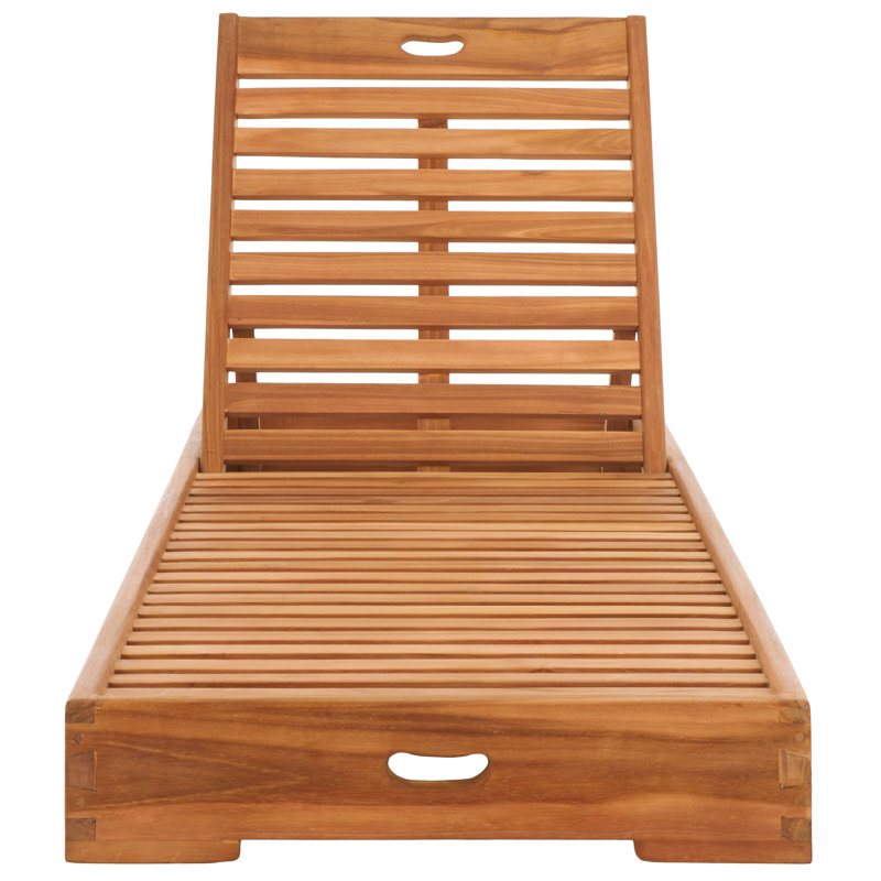Aberdeen Outdoor Teak Adjustable Chaise Lounge