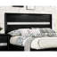 Queen Bed With Storage Drawers - Contemporary Black Headboard Configuration Option Modern And Drawer Function-121105609