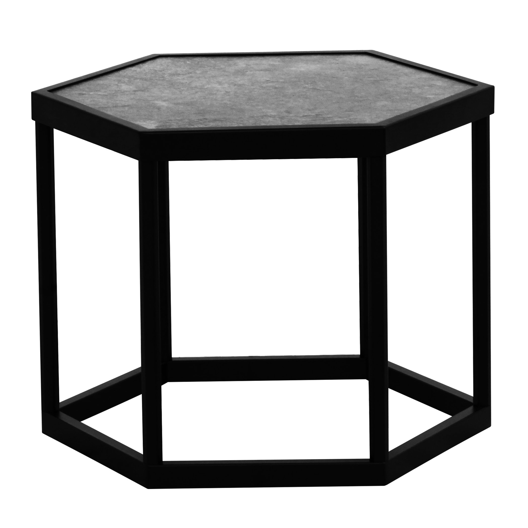 Honeycomb Outdoor Omni Table With Black Frame | Wayfair