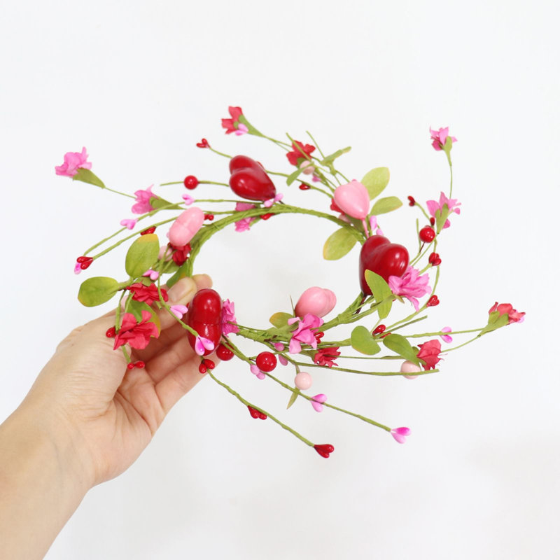 Anneau de bougie en forme de cœur Day Day