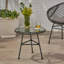Table de bout en faux rotin Orlando-22485159
