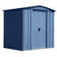 Remise de rangement Classic en acier, 6 x 5, bleu-gris-67124392