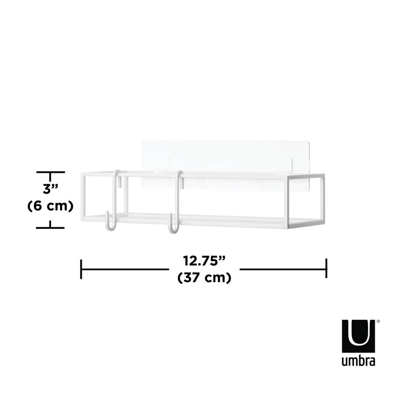 Cubiko Shower Bins, White