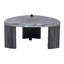 Ensemble de 2 tables basses gigognes Granite Grey