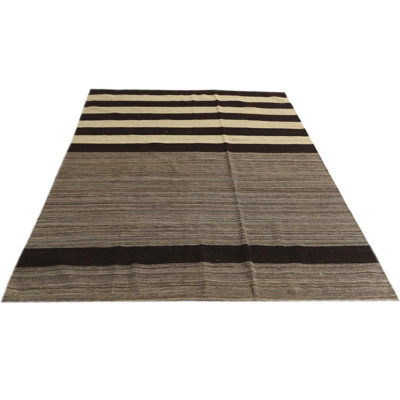 Tapis brun 5x8 Ponce