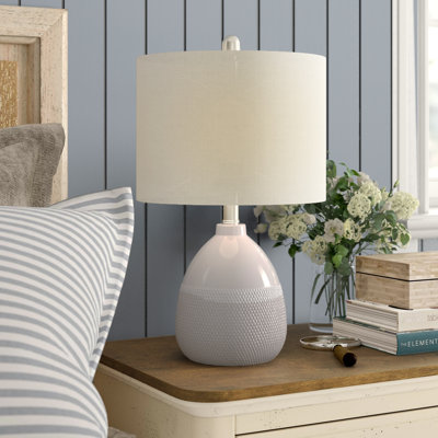 Mabrey Ceramic Textured Table Lamp