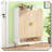 7-Tier Wooden Shoe Cabinet Hidden Storage Space Saving-1633760080