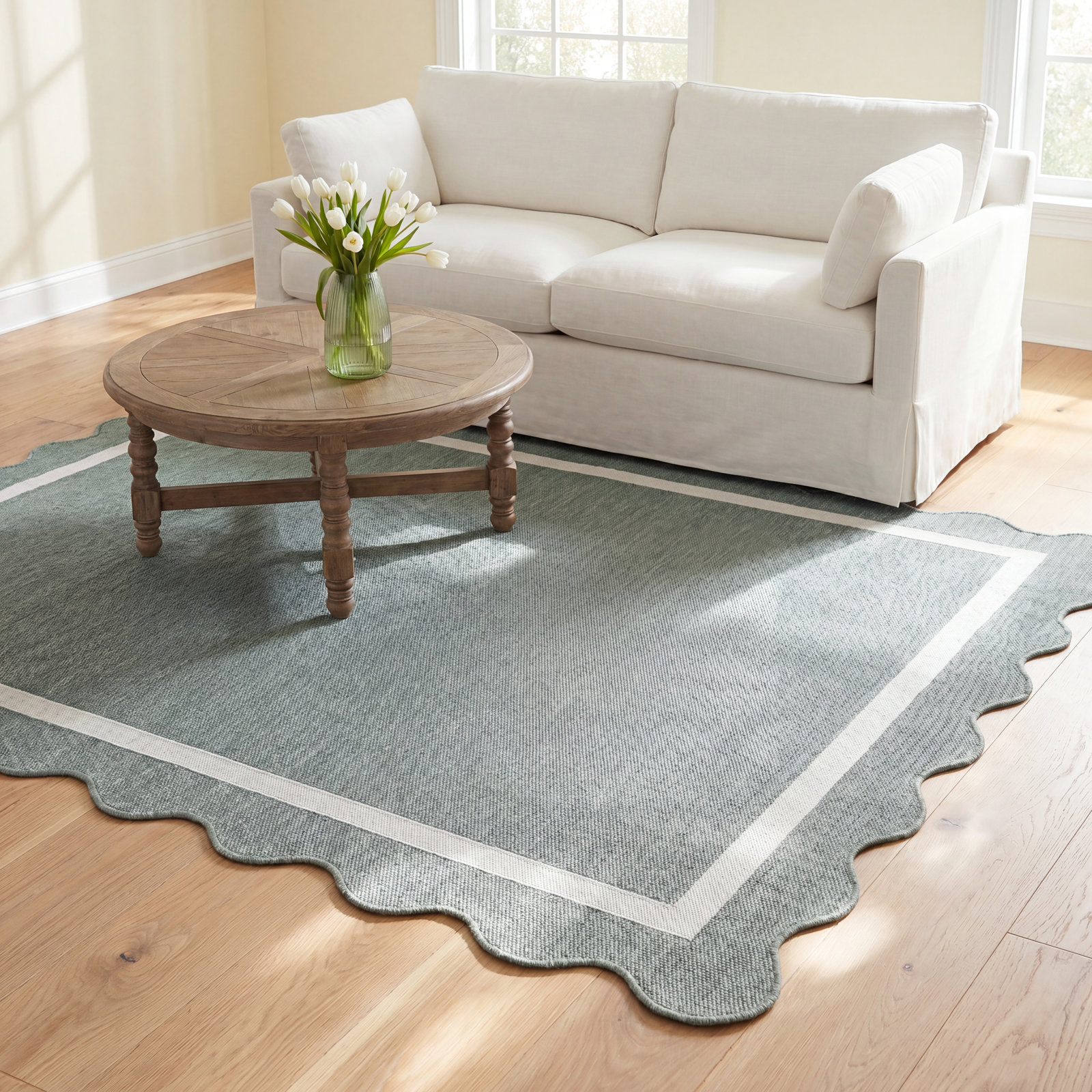Skiles Flatweave Outdoor Rug, Rectangle 5'3" x 6'11.9"