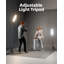 Anneau professionnel 72 po avec trépied, éclairage DEL plein écran 6500K pour diffusion en direct, yogo, tiktok, enregistrement vidéo, photographie, compatible avec les téléphones intelligents et les téléphones intelligents, comprend une télécom