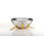Metal Posh & Luxe Decorative Bowl in Silver/Gold