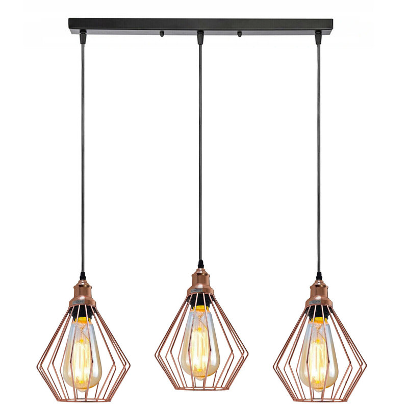 Kacie 3 - Light Kitchen Island Pendant, Yes