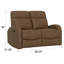 Causeuse inclinable brune-945634059