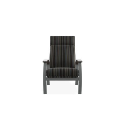Chaise de patio inclinable avec coussins Askar