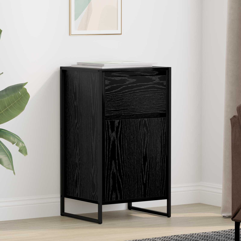 Sideboard Accent Chest, Black Oak
