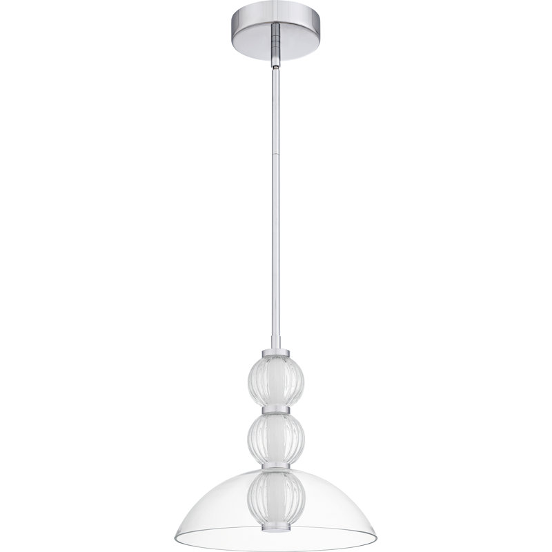 Chestertown Integrated LED Pendant, Polished Chrome
