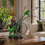 Bronze Frogs and Dragonfly on Grass Table Top Sculpture-72079539
