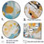 Combinaison d'art abstrait bleu sarcelle Combat III - formes abstraites-107741766-107741768