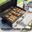 Outsunny 2 - Burner Countertop, Portable 21000 BTU BTU Gas Grill