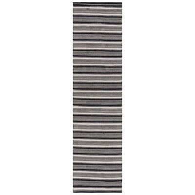 Annia Flat Weave Cotton Striped Rug