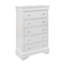 Commode blanche en métal