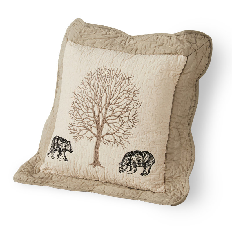 Coussin en coton Bear Creek