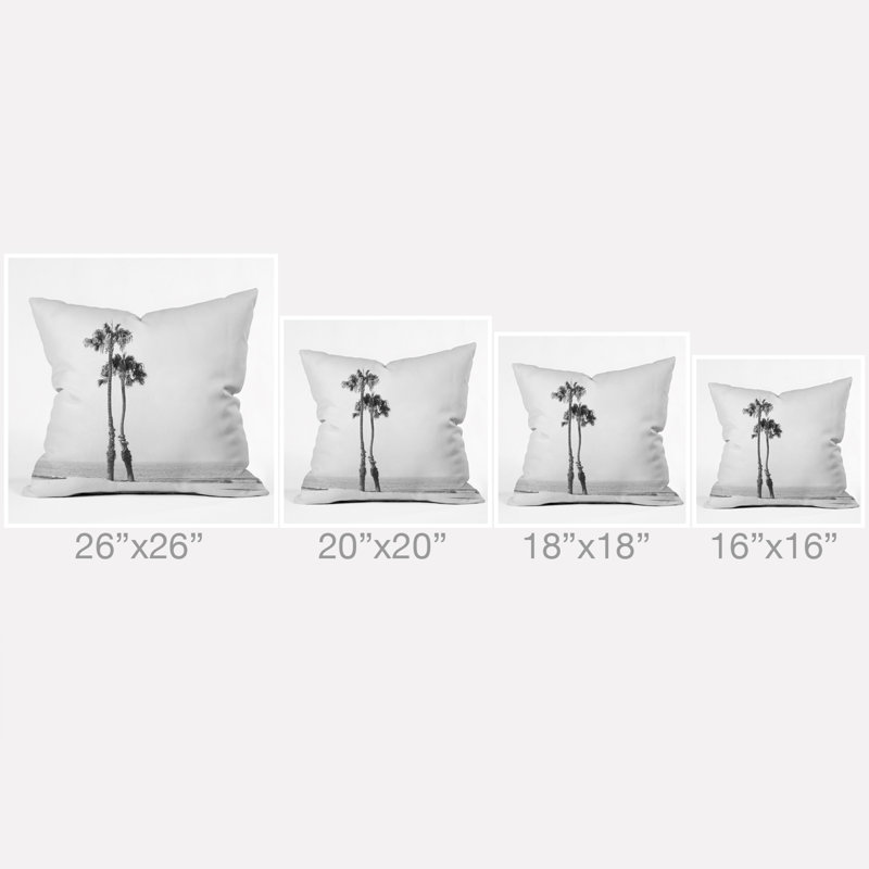 Coussin Two Palms, 18 po x 18 po