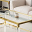 Table basse transparente