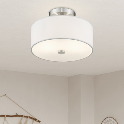 Plafonnier semi-encastré à deux lumières Flaire