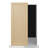 Shaker 1 Panel Manufactured Wood Solid Core Sliding Hidden Barn Door Without Base Board with Installation Hardware Kit-107230432-107230434