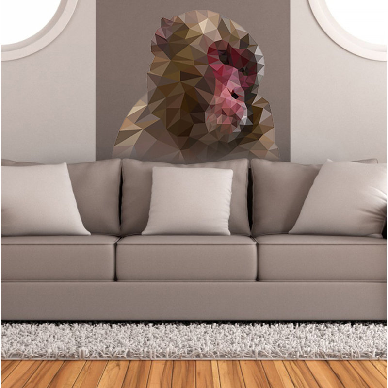 Animals Wall Decal, 46" H x 46" W