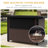43 in Outdoor Wicker Gas Fire Pit Table With 50,000 BTU, Propane Fire Pit Table with CSA Certified For Patio & Backyard