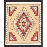 Tuscany Beige/Black Wool Reversible Area Rug
