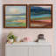 Pastel Coast - Ensemble de 2 peintures sur toiles encadrées-1672708336-1672708303