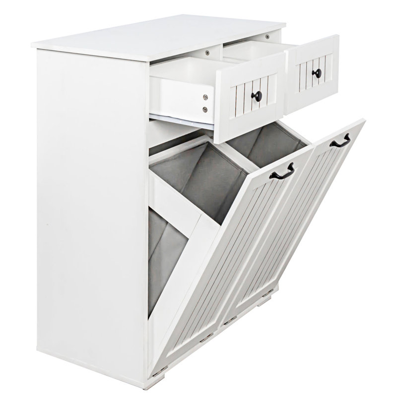 Laundry Cabinet with Removable Laundry Basket