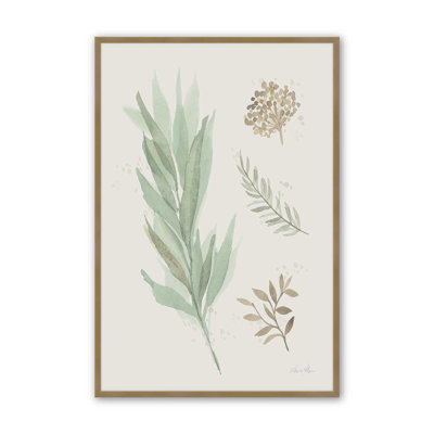 «Earthy Greens in Bloom I»