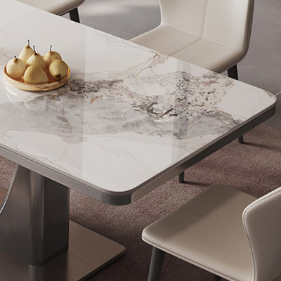 Italian style modern simple home dining table sets