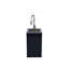 Îlot de barbecue 82 pouces à 6 brûleurs de luxe en acier inoxydable avec brûleurs latéraux, noir