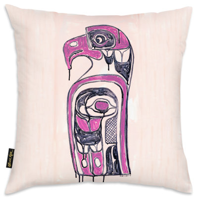 Coussin Ornate Totem Magenta