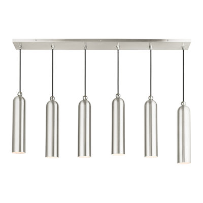 Veikko 6 Light Metal Dimmable Pendant